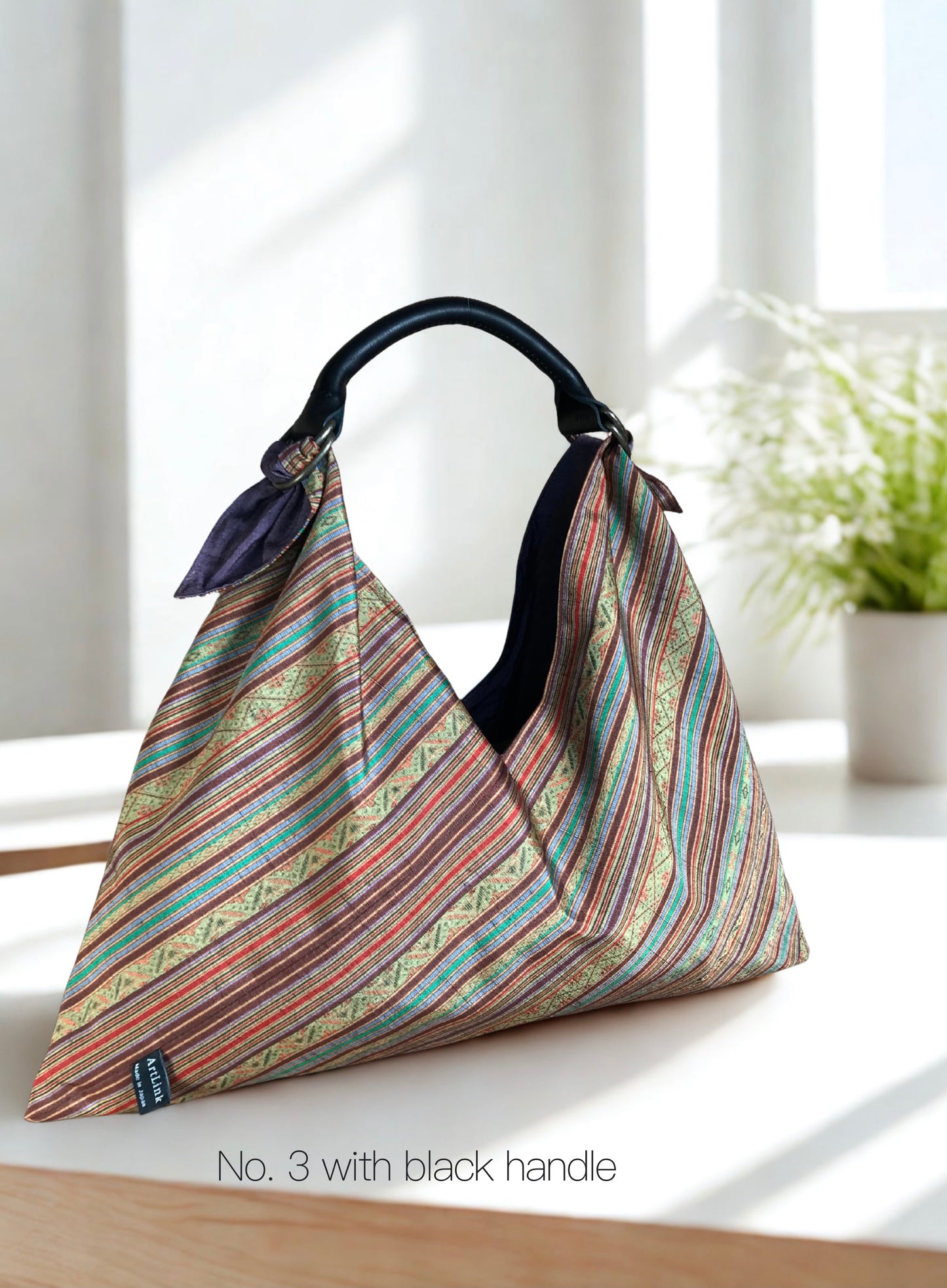 Silk Kimono Bag medium 48x48cm