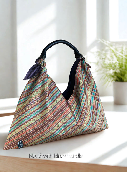 Silk Kimono Bag medium 48x48cm