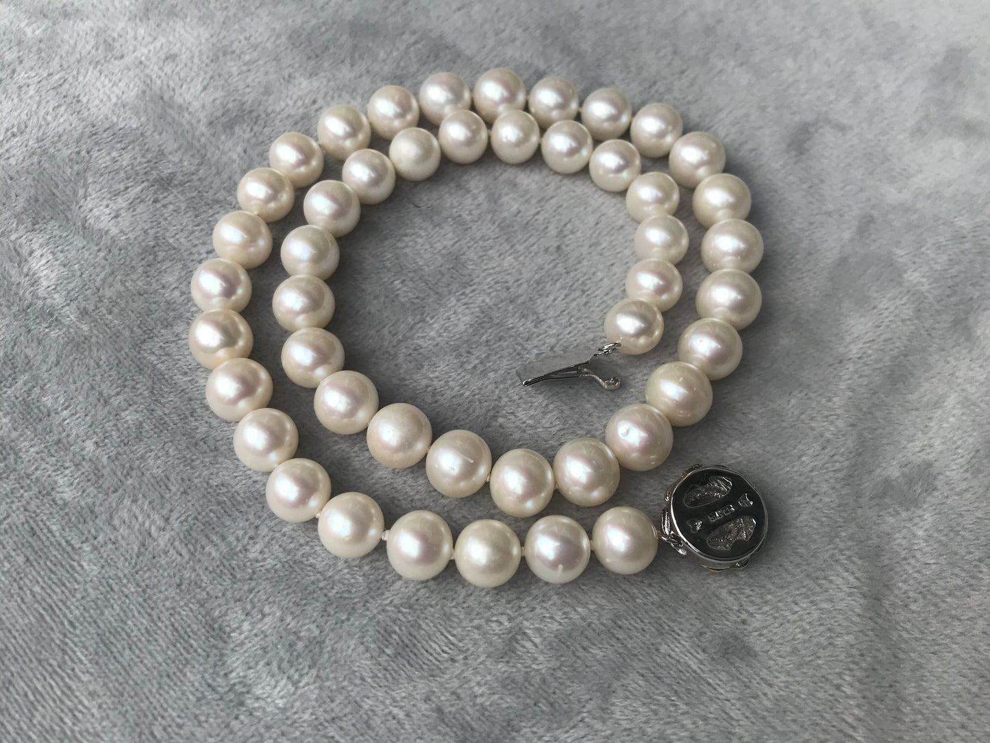 9-10mm Japanese freshwater pearl vintage necklace