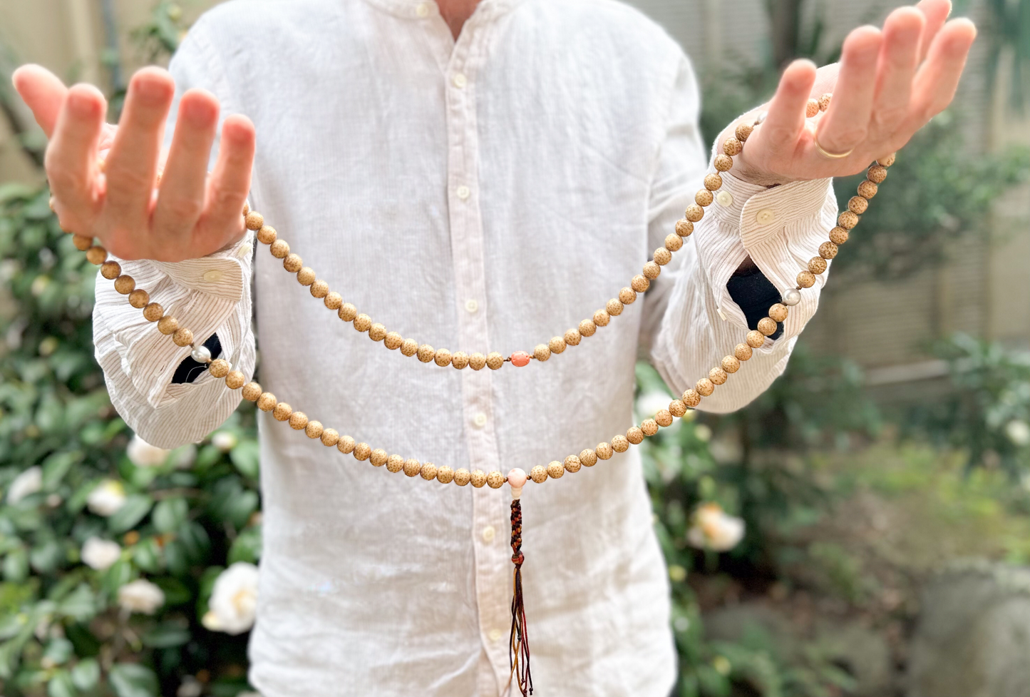 Large Zen mala beads 120cm