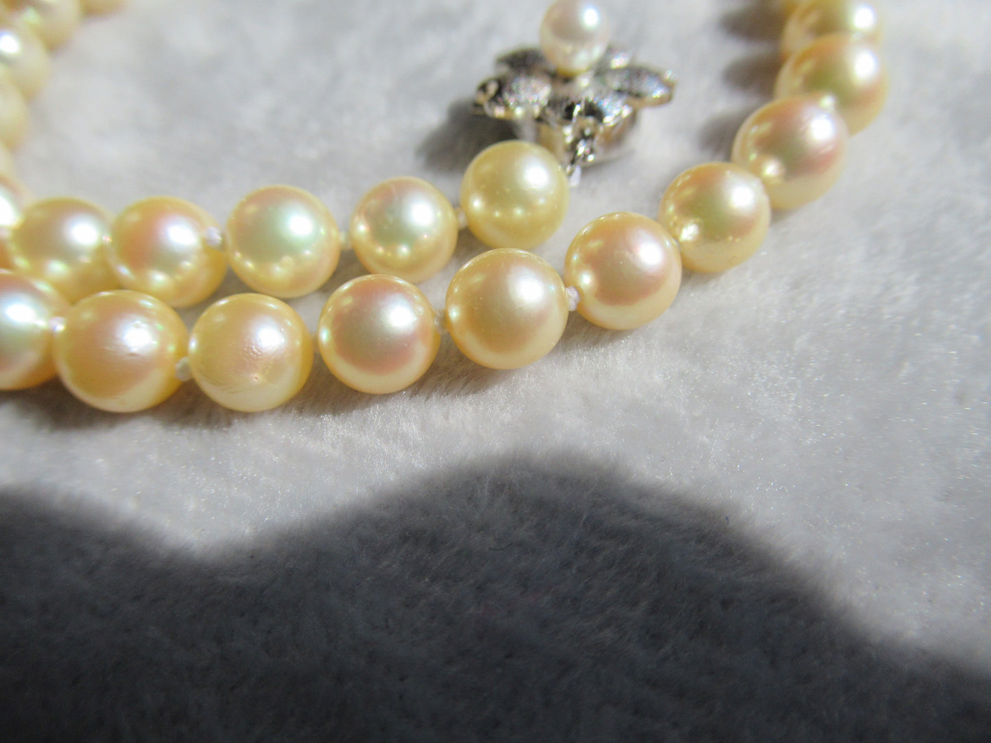Collector’s item 1970 Osaka Expo Tasaki vintage Akoya pearl necklace