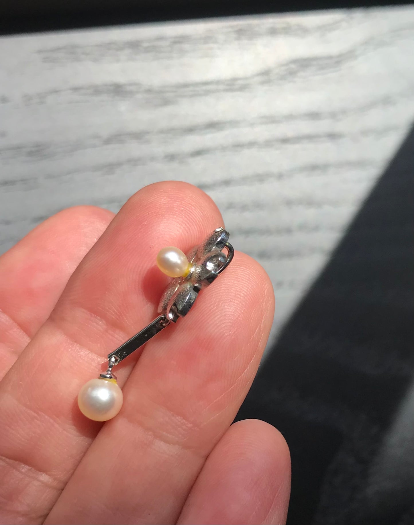 Collector’s item 1970 Osaka Expo Tasaki vintage Akoya pearl pendant top