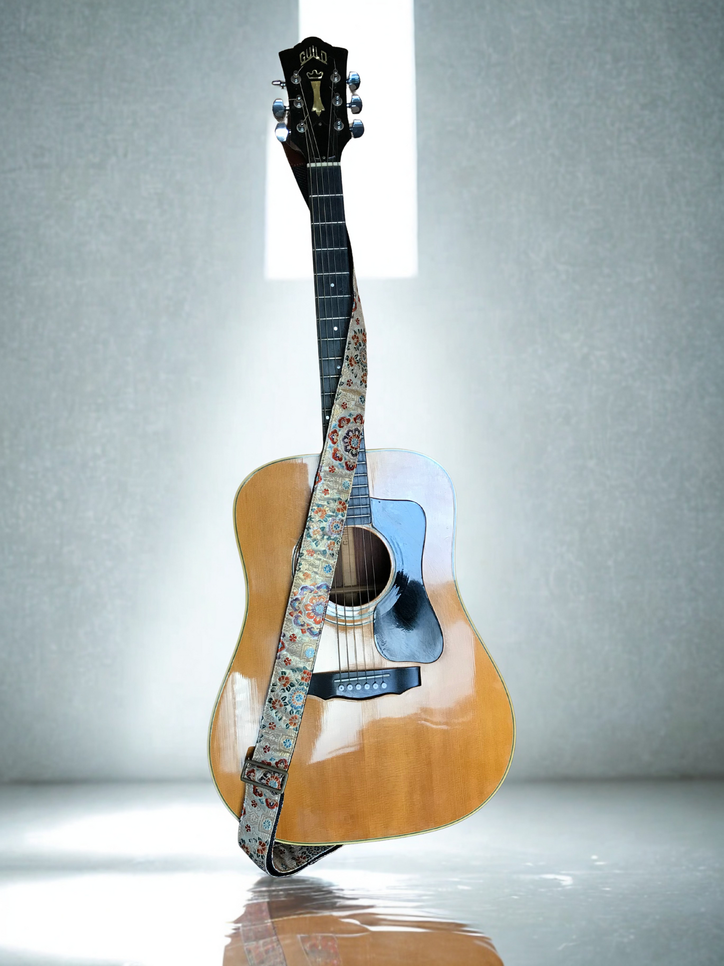 Silk Kimono Nishijin Brocade Guitar Strap