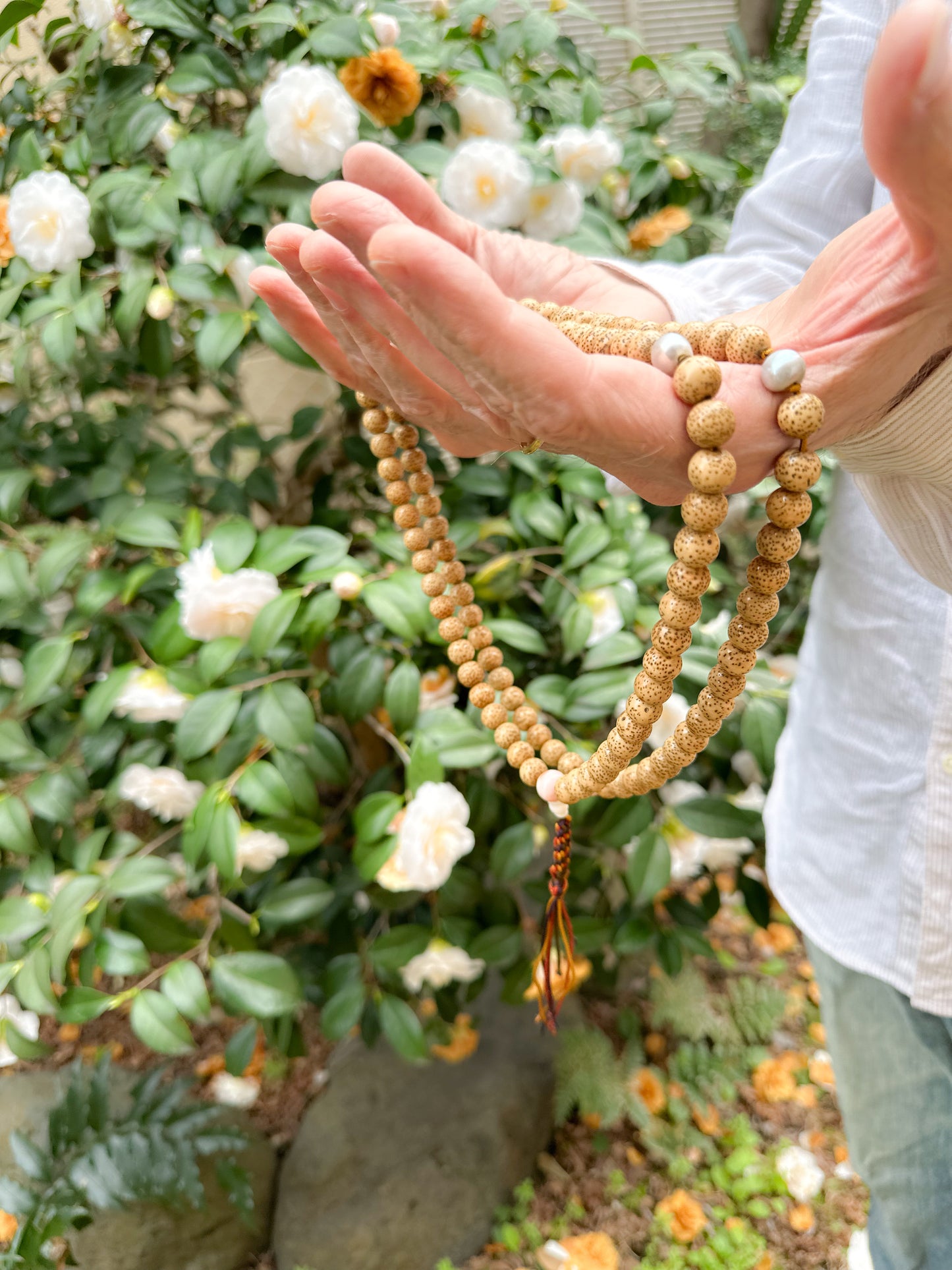 Large Zen mala beads 120cm