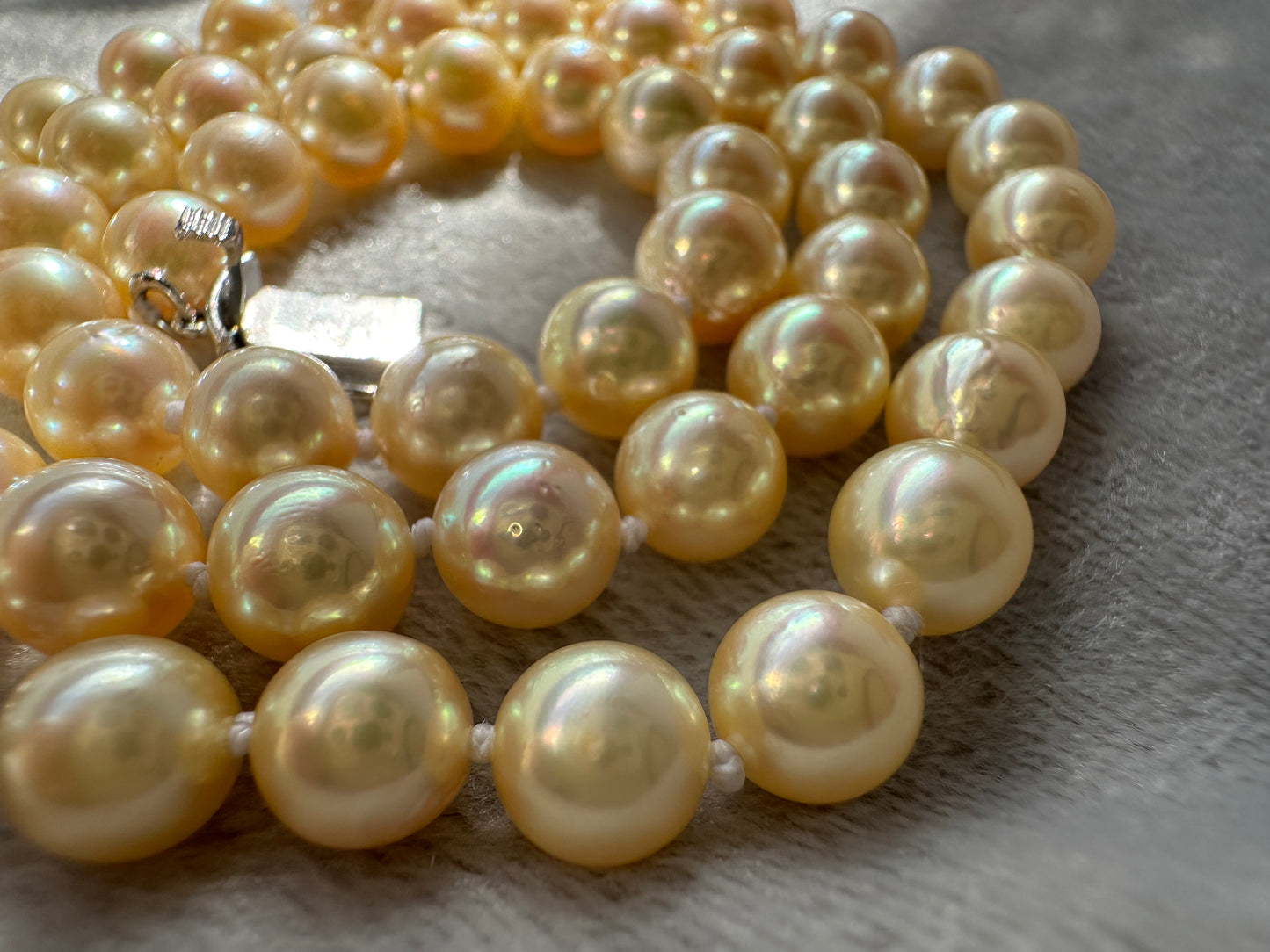 Collector’s item 1970 Osaka Expo Tasaki vintage Akoya pearl necklace