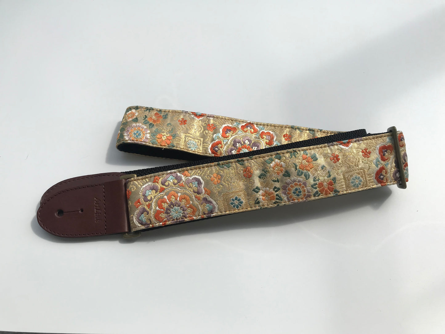 Silk Kimono Nishijin Brocade Guitar Strap