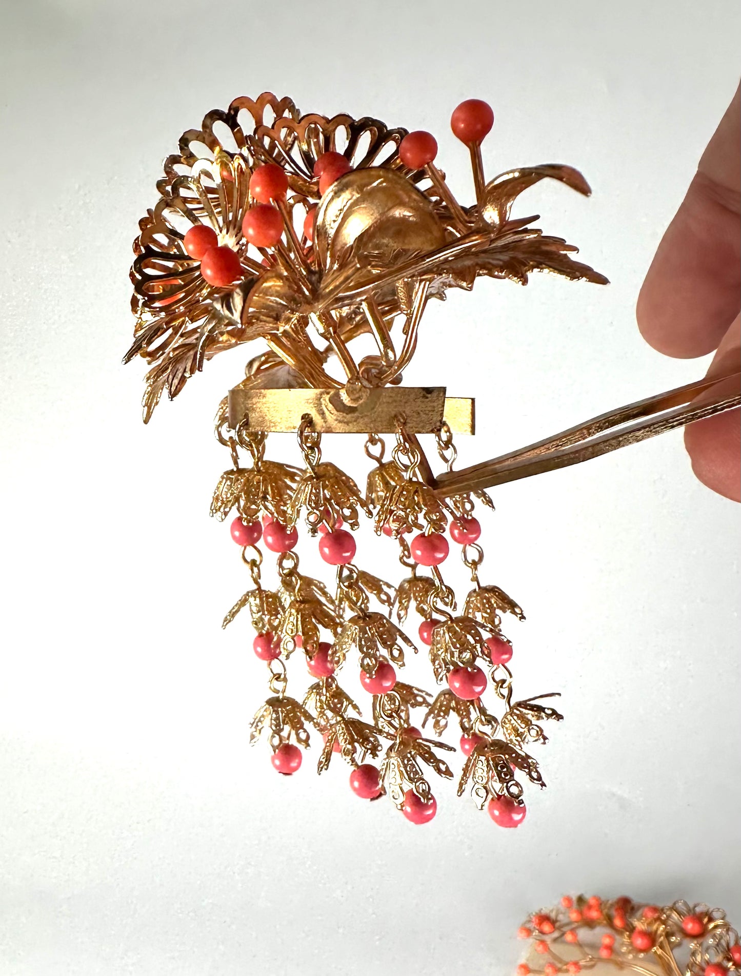 Vintage Kanzashi set Japanese traditional wedding hair decoration