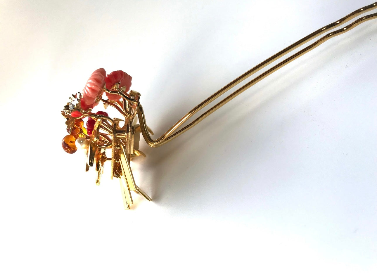 Kanzashi Japanese traditional wedding hair decoration