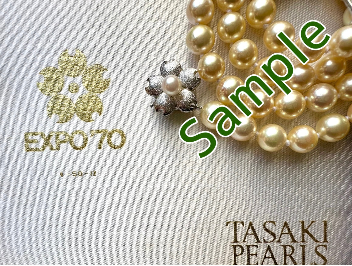 Collector’s item 1970 Osaka Expo Tasaki vintage Akoya pearl pendant top