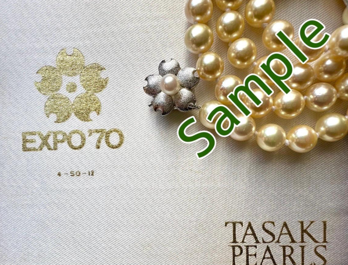 Collector’s item 1970 Osaka Expo TASAKI vintage Akoya pearl pendant