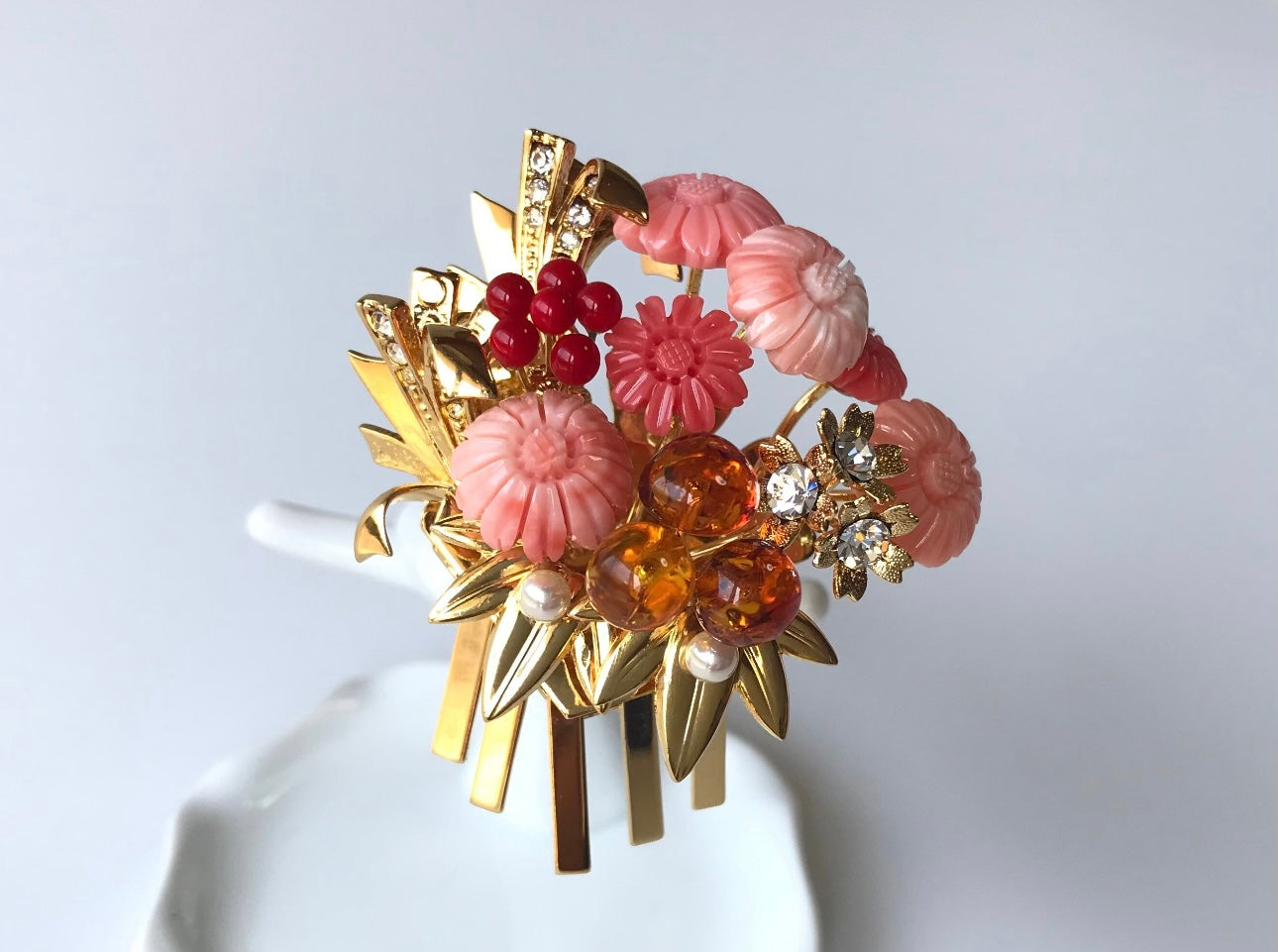 Kanzashi Japanese traditional wedding hair decoration